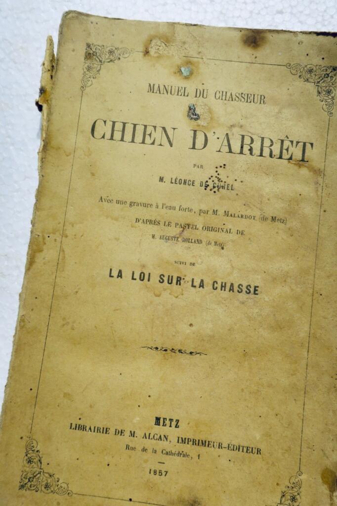 狩猟 1857年 鳩犬を用いた狩猟の手引書
