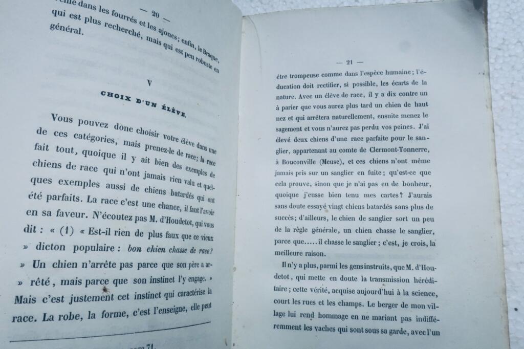 狩猟 1857年 鳩犬を用いた狩猟の手引書