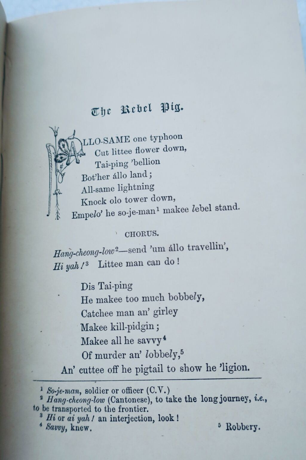 china Pidgin-English Sing-Song Or Songs And Stories In The China-english dialect