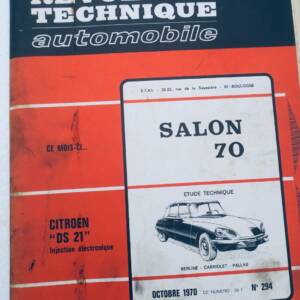 citroën DS 21 salon 70 injection électronique