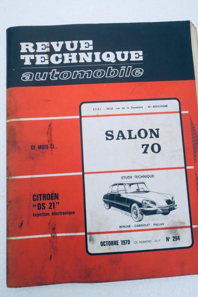 citroën DS 21 salon 70 injection électronique