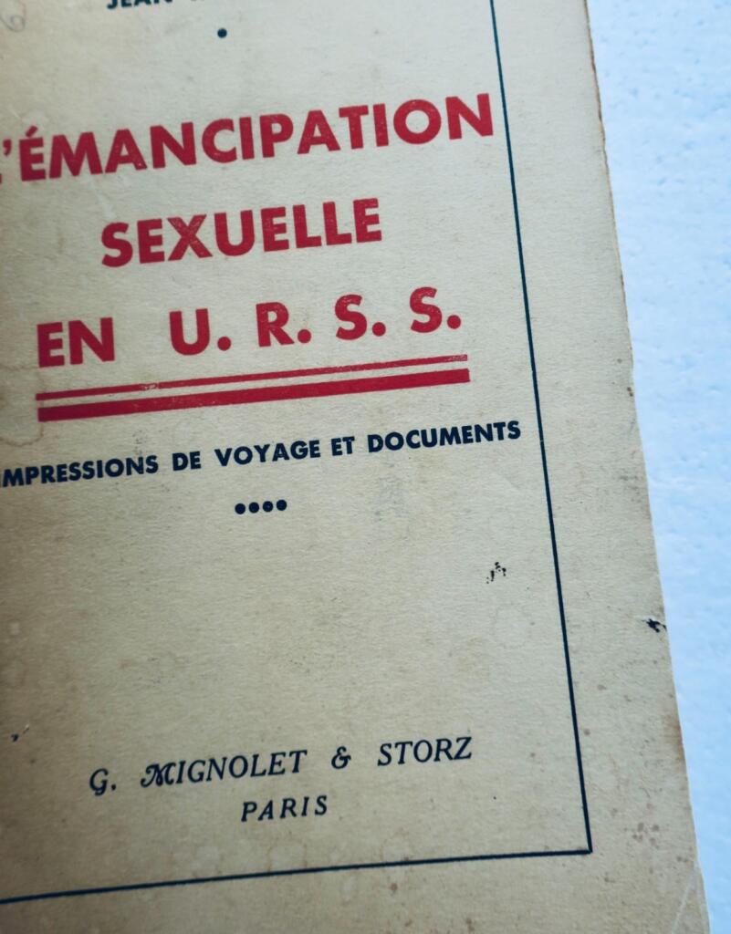性的解放に関するソビエト連邦の珍奇書：旅行印象と資料