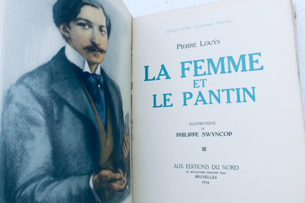Curiosa LOUYS illustrated by SWYNCOP La Femme et le Pantin 1936