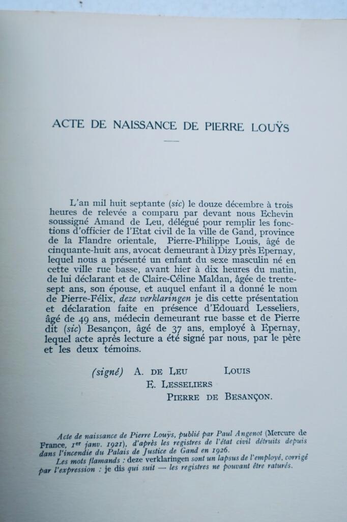 Curiosa LOUYS illustrated by SWYNCOP La Femme et le Pantin 1936