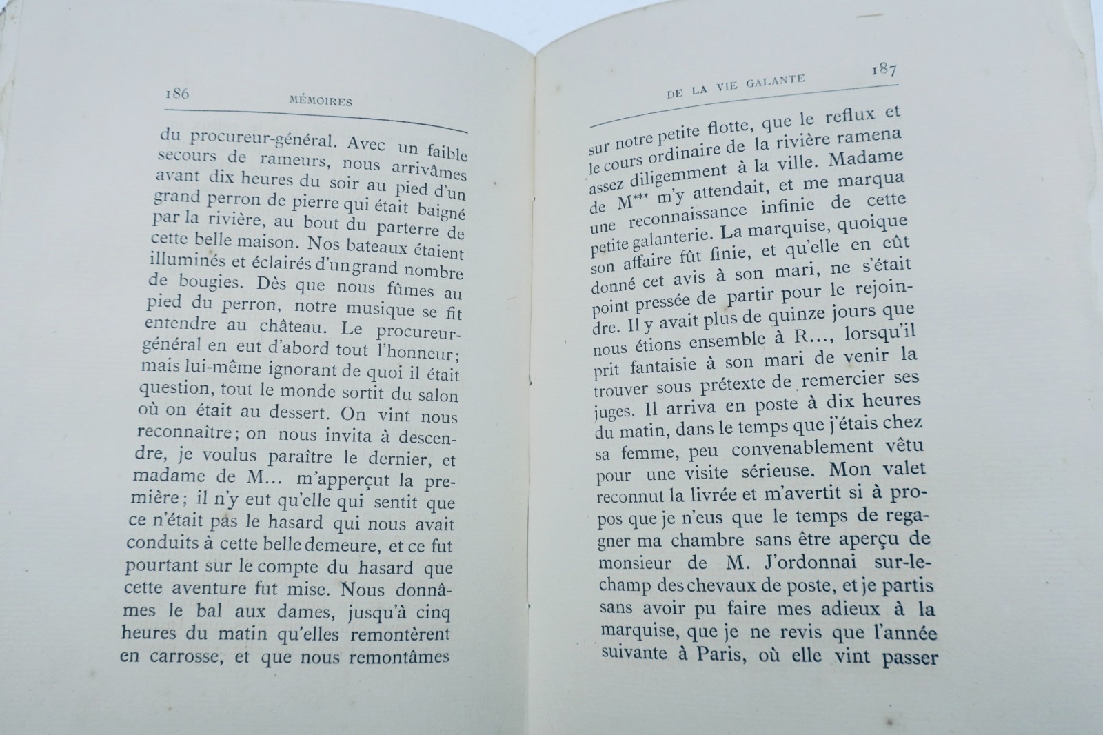 curiosa mémoires de la vie galante Abbé Aunillon Delaunay du Gué 1887 – Image 3