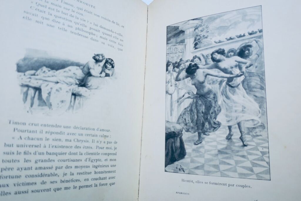 curiosa Pierre Louys Aphrodite , illustrations d’Edouard Zier ex. sur japon