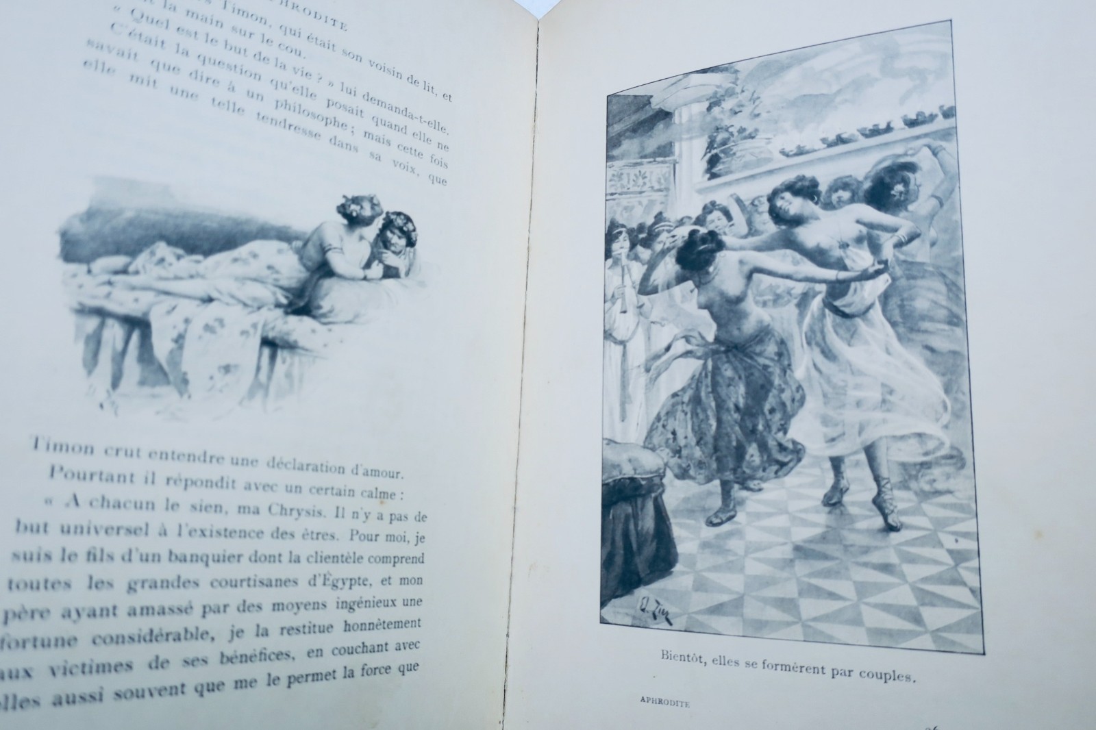 Pierre Louÿs Aphrodite, Illustrationen von Édouard Zier, ex. auf Japan