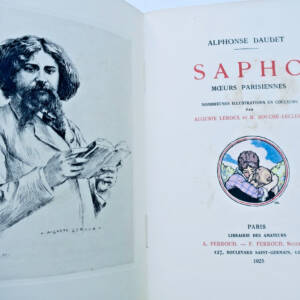 DAUDET, Alphonse SAPHO MOEURS PARISIENNES ill- en couleurs Auguste Leroux