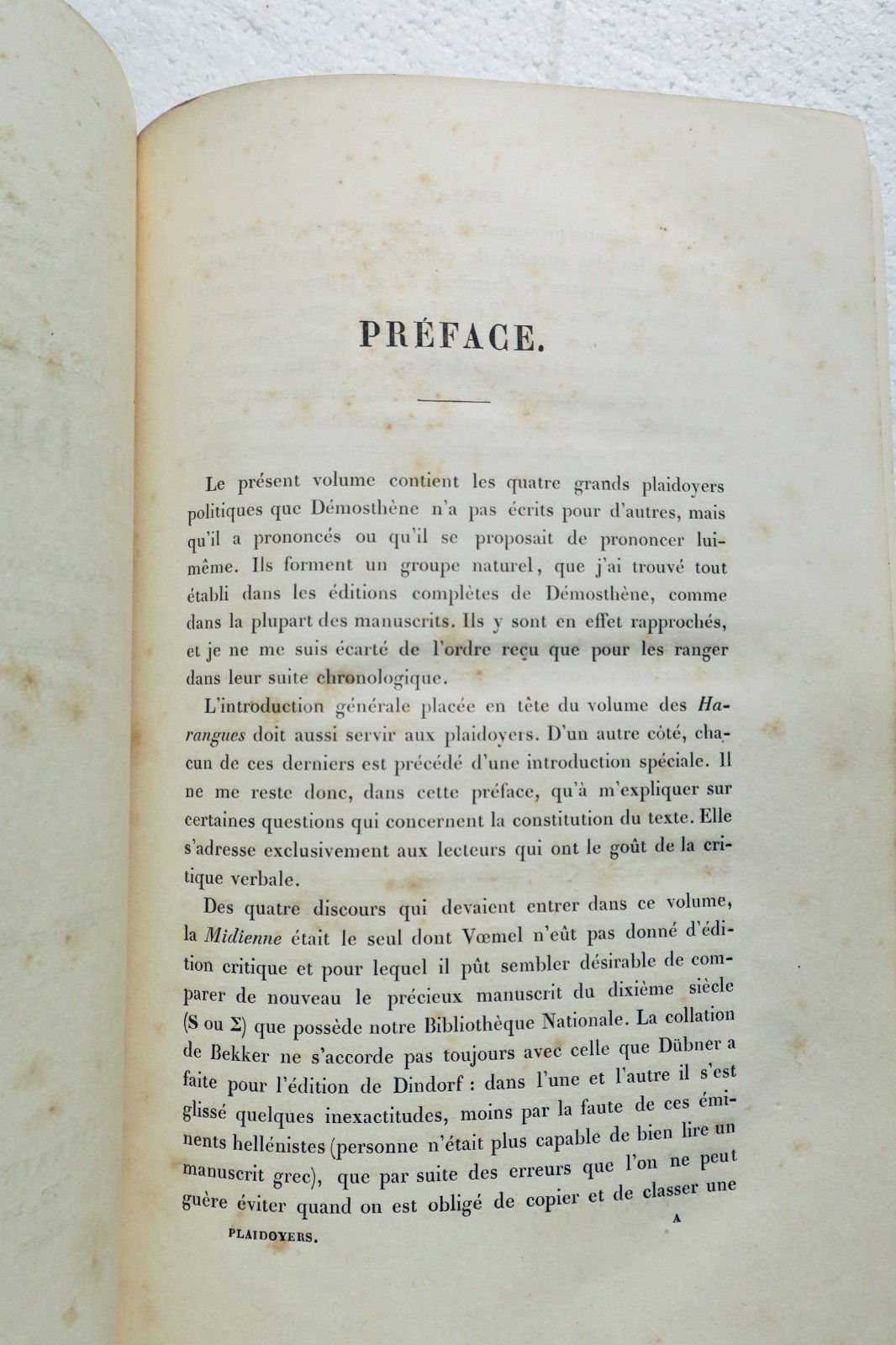 Démosthène: Politische Reden – Griechischer Text 1877
