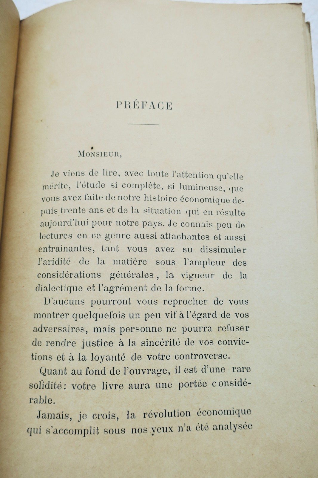 DOMERGUE『1892年の経済革命と交換』