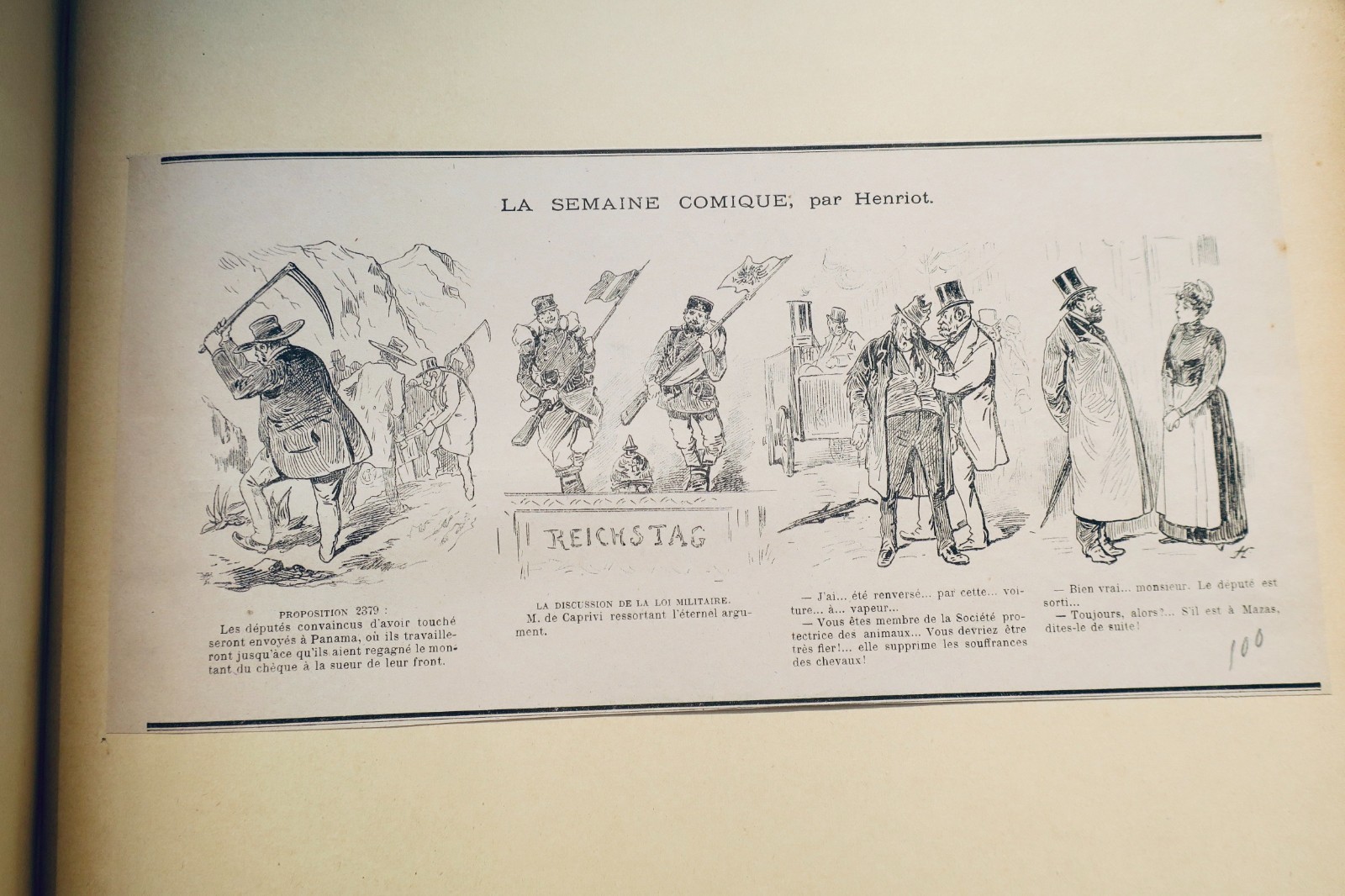Draner, LA SEMAINE COMIQUE, Henriot, 1890–1891–1892
