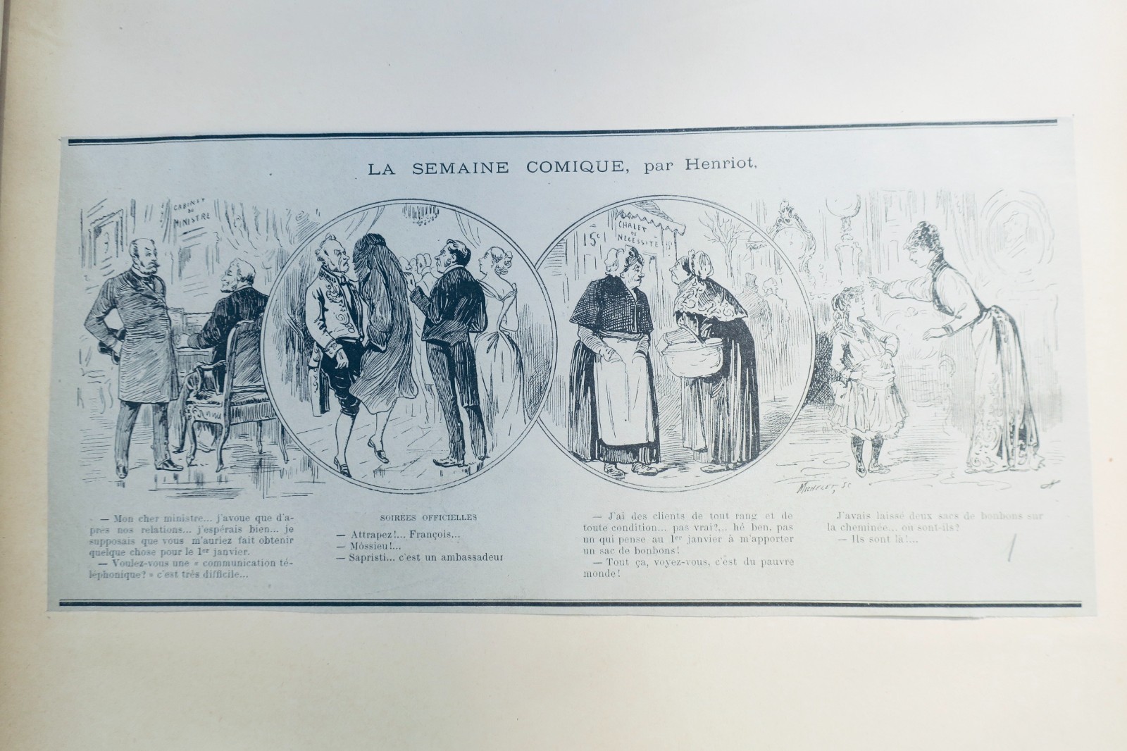 Draner, LA SEMAINE COMIQUE, Henriot, 1890–1891–1892