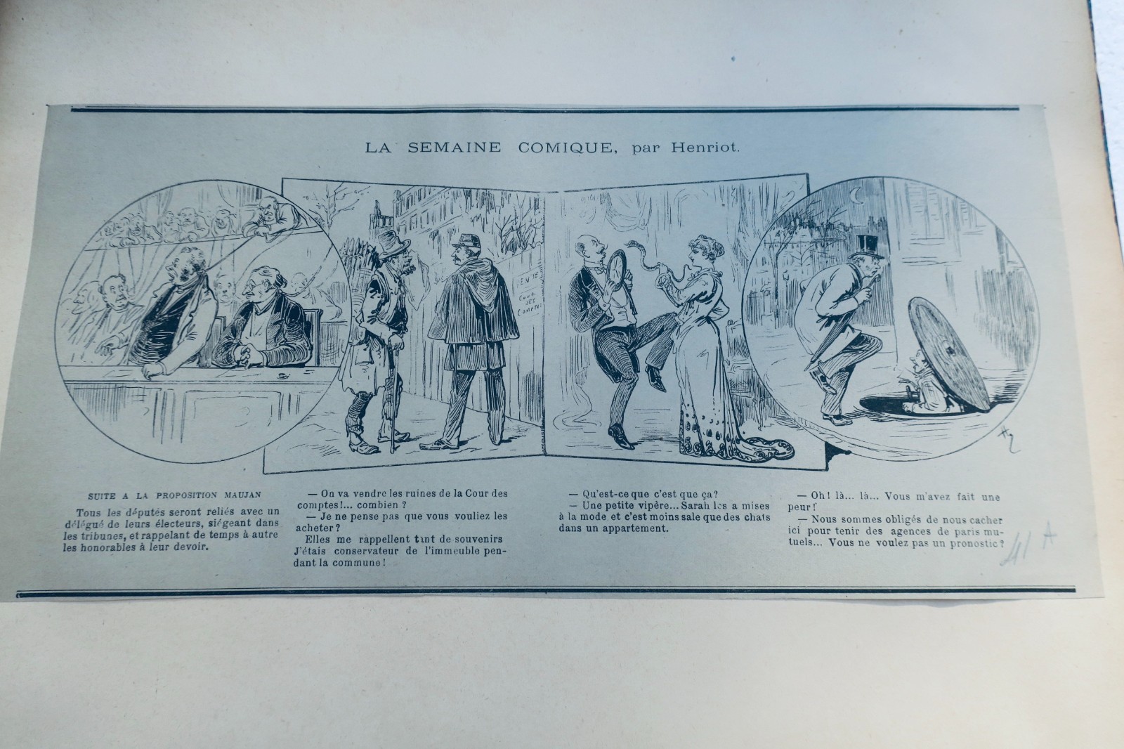 Draner, LA SEMAINE COMIQUE, Henriot, 1890–1891–1892