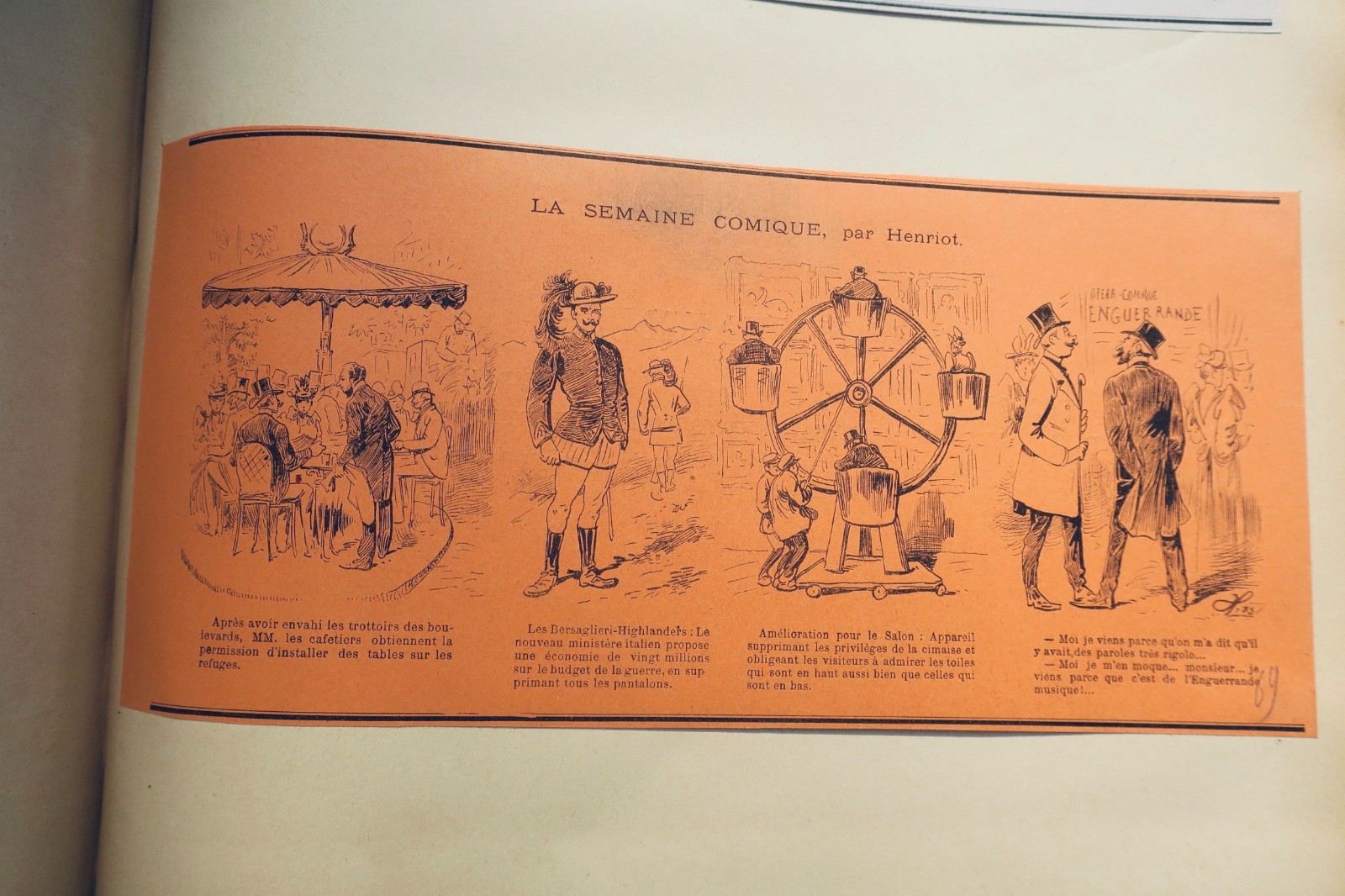 Draner, LA SEMAINE COMIQUE, Henriot, 1890–1891–1892