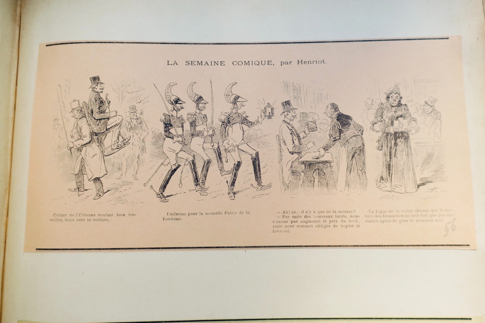 Draner, LA SEMAINE COMIQUE, Henriot, 1890–1891–1892