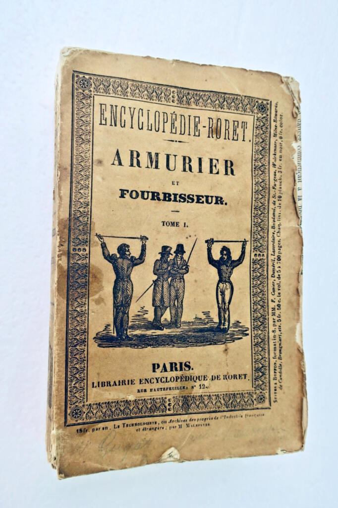 escrime Nouveau Manuel complet de l’Armurier du fourbisseur et de l’arquebusier