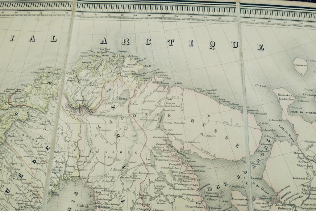 Europa – Karte der Staaten Europas 134 x 103 cm. 1858