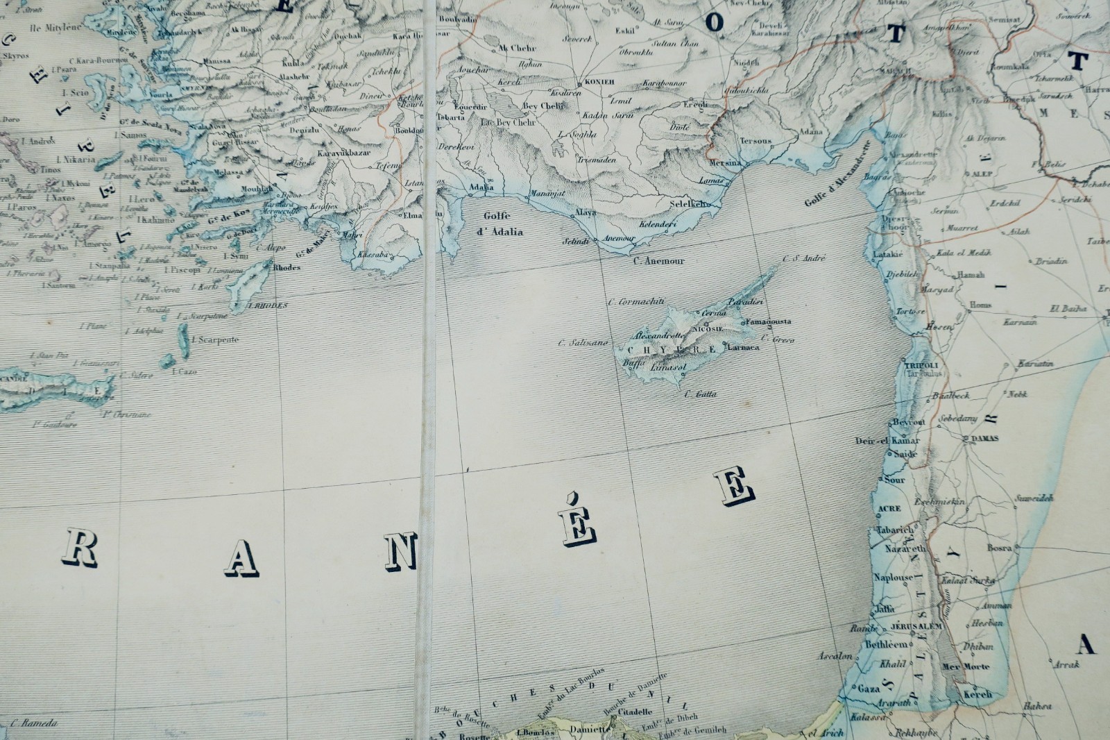 Europa-Karte der Staaten Europas 134 x 103 cm. 1858