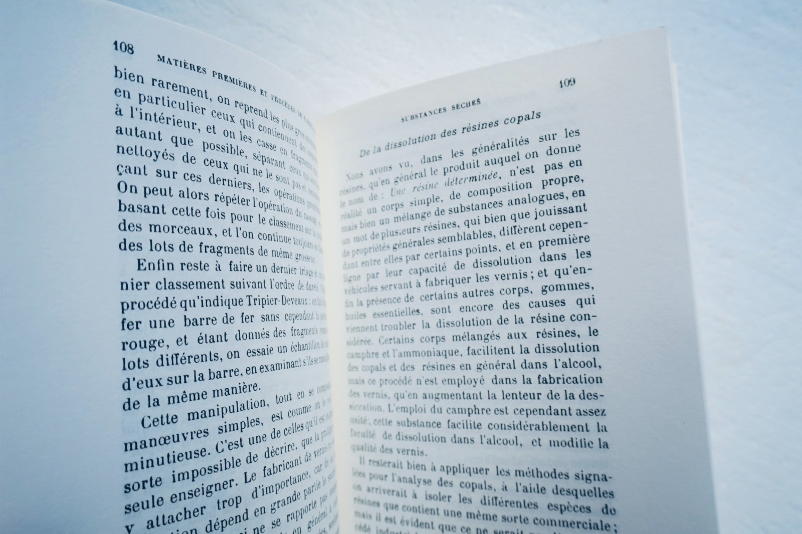 Varnish maker manual Encyclopédie-Roret