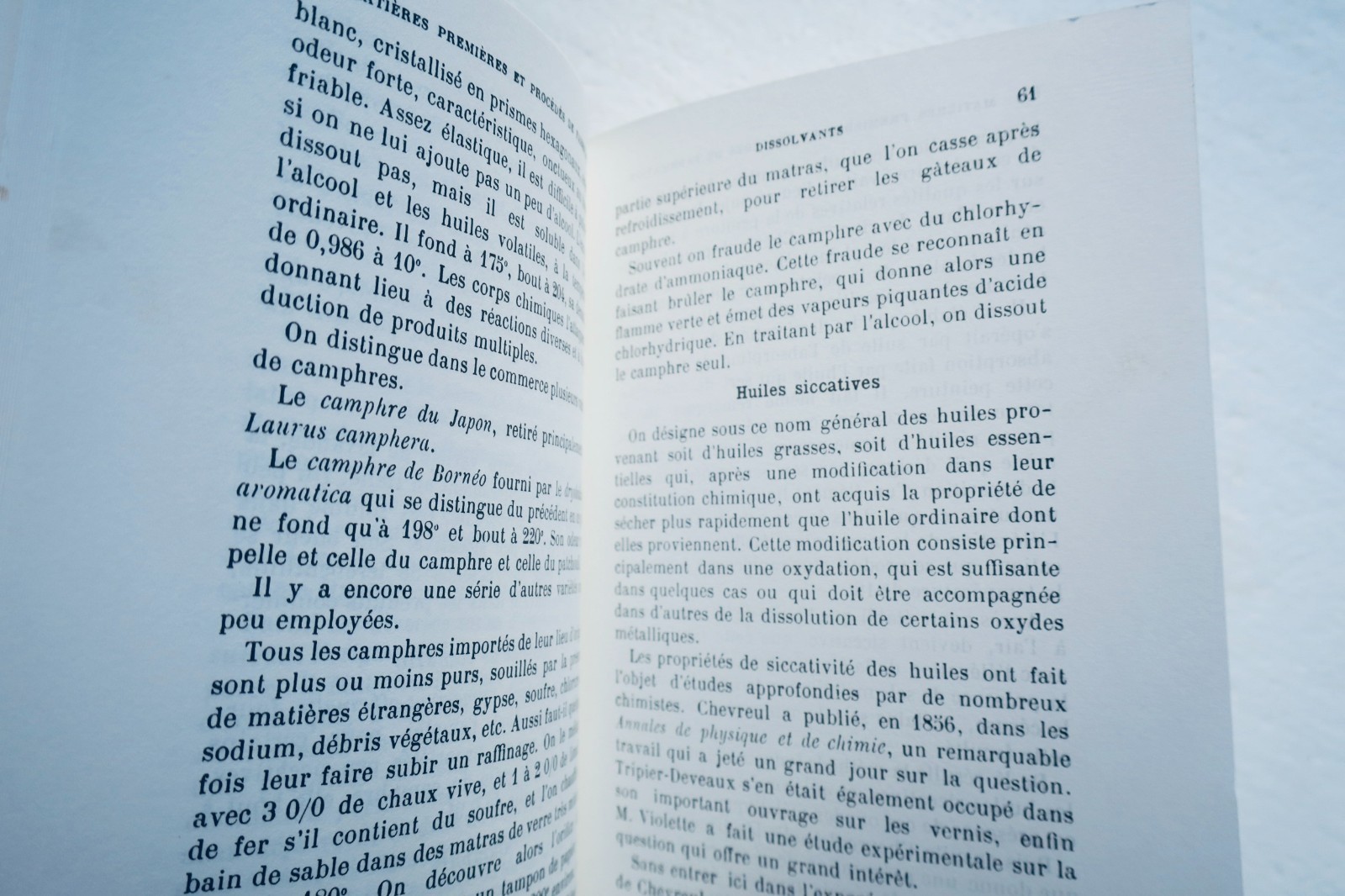 Varnish maker manual Encyclopédie-Roret