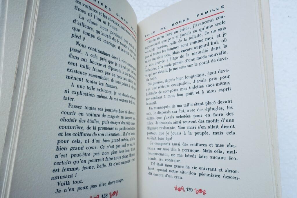 Feydeau, Mémoires einer jungen Dame aus gutem Hause, von ihr selbst verfasst