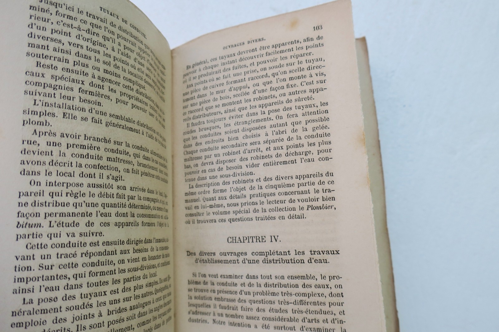 Fontaine: Neues vollständiges Handbuch für den Wasserinstallateur 1882 Roret