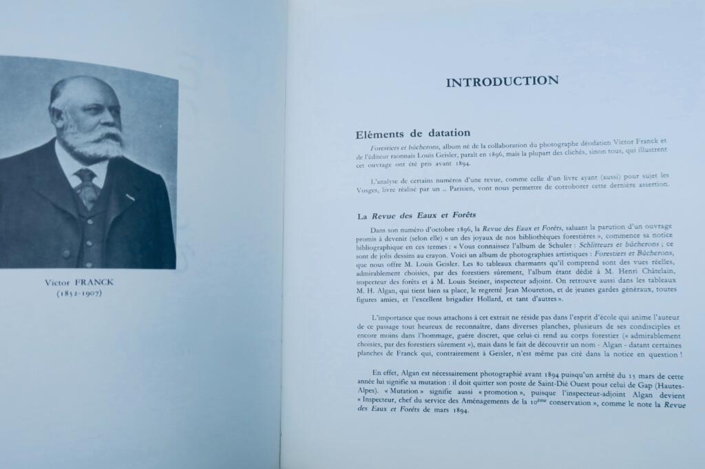 Forestiers et bucherons album de Victor Franck