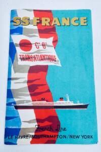 France SS France French Line Le Havre / Southampton/New York Transatlantique