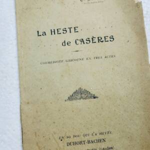 gascon Daugé la heste de casères Coumédote gascoune 1924