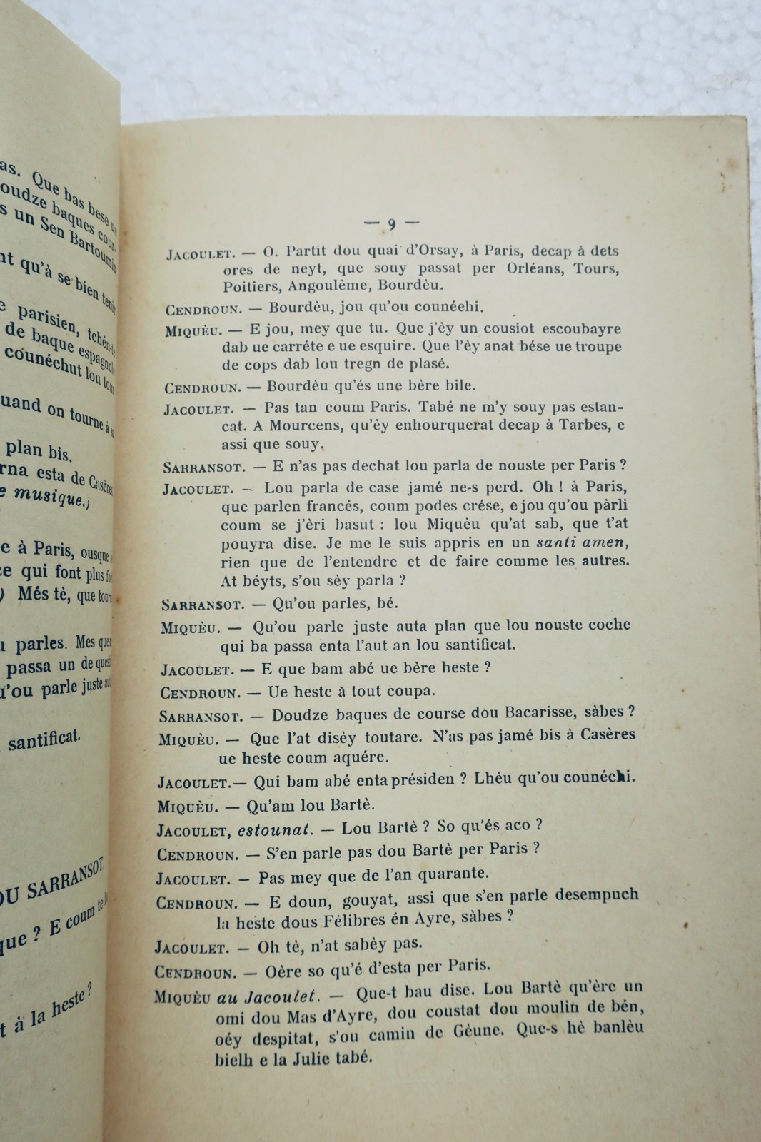 gascon Daugé la heste de casères Coumédote gascoune 1924 - La Librairie Antique