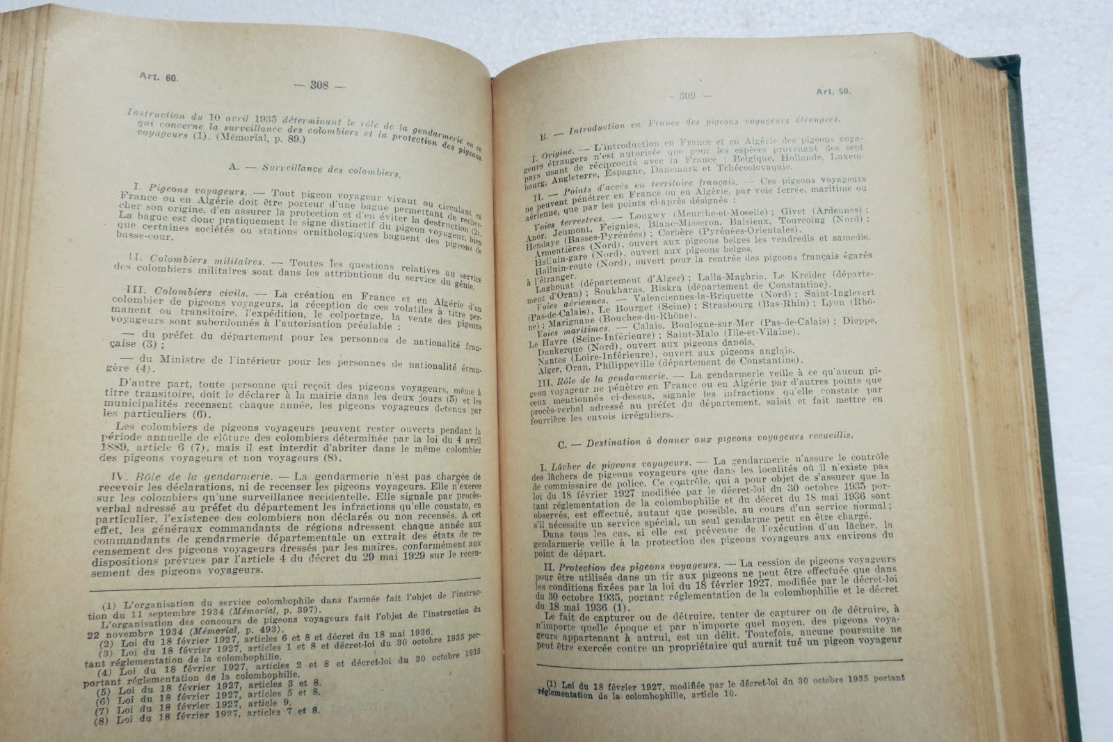 gendarmerie Décret annoté du 20 mai 1903 sur l'organisation et le service 1937 – Image 6