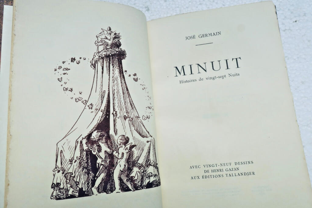 GERMAIN (José) Minuit. Histoire de vingt-sept nuits + dédicace
