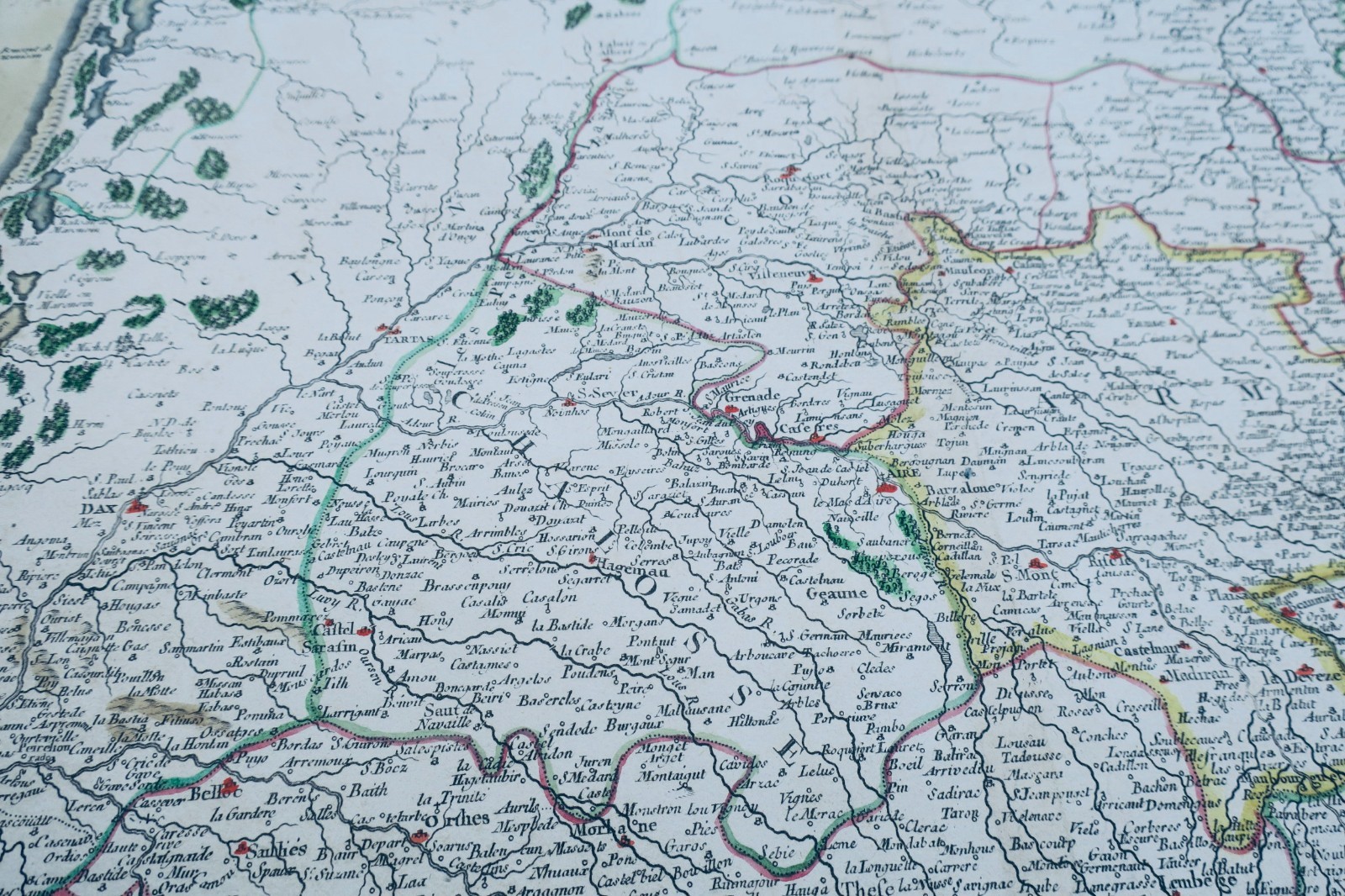 Guyenne Bearn Navarre 1753 méridionale du gouvernement de Guienne, Landes.. – Image 5