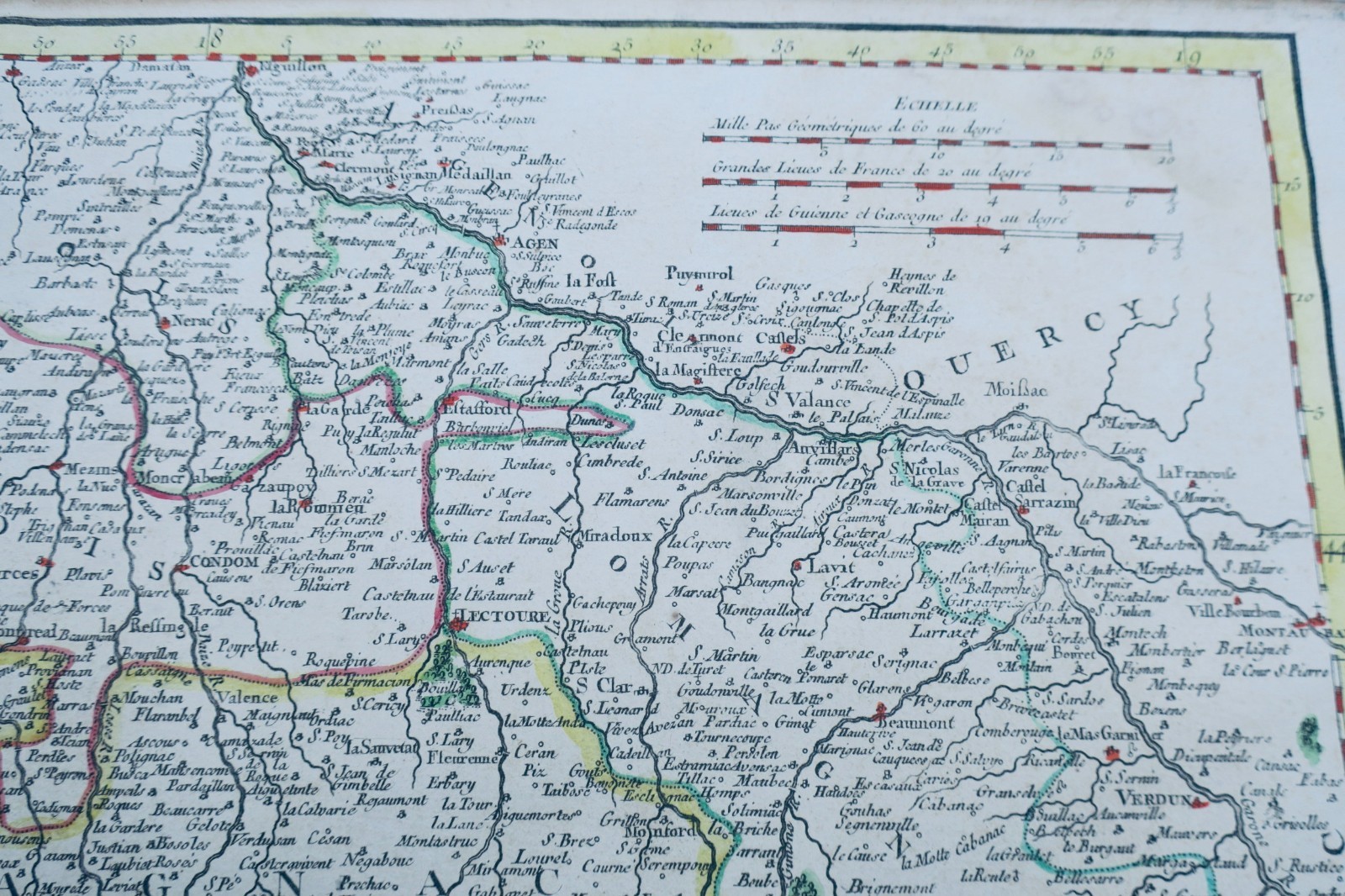 Guyenne Bearn Navarre 1753 méridionale du gouvernement de Guienne, Landes.. – Image 3