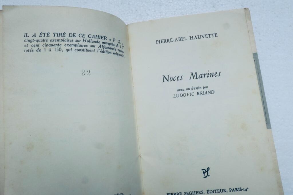 Hauvette noces marines