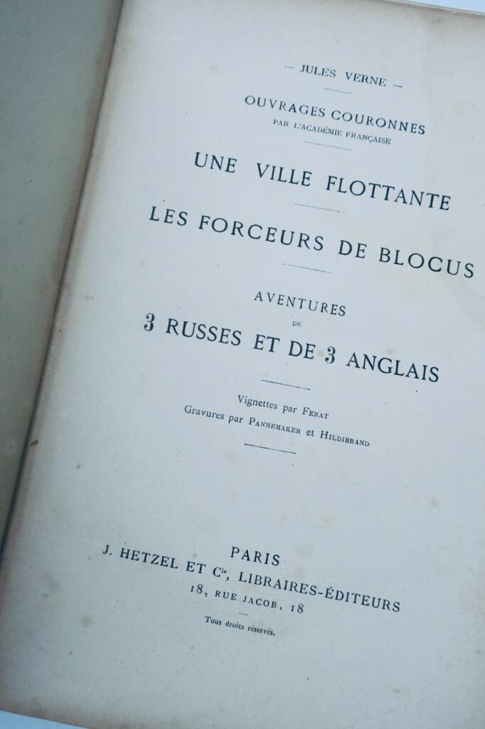 hetzel Une ville flottante Aventures de trois Russes et de trois Anglais OBUS