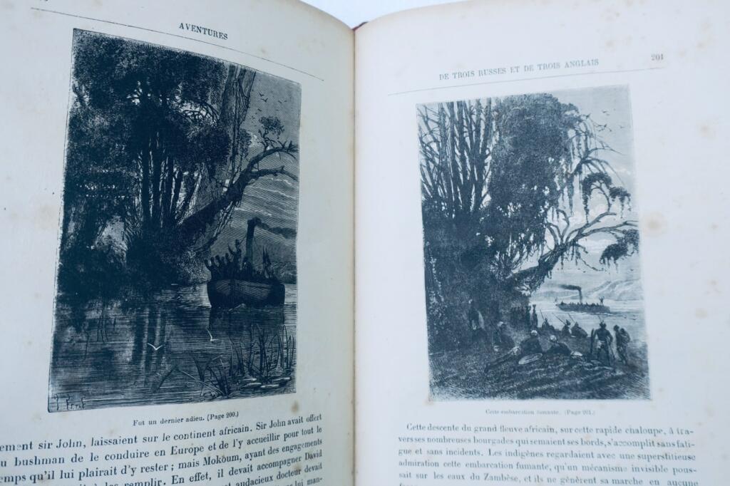hetzel Une ville flottante Aventures de trois Russes et de trois Anglais OBUS