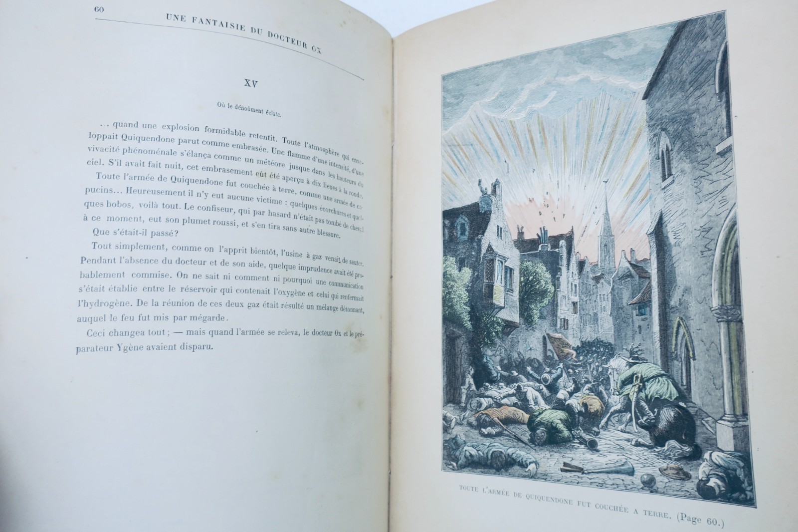 Hetzel, Jules Verne: Le Tour du monde en 80 jours. Le Docteur Ox. Hetzel, goldgeprägter Globus