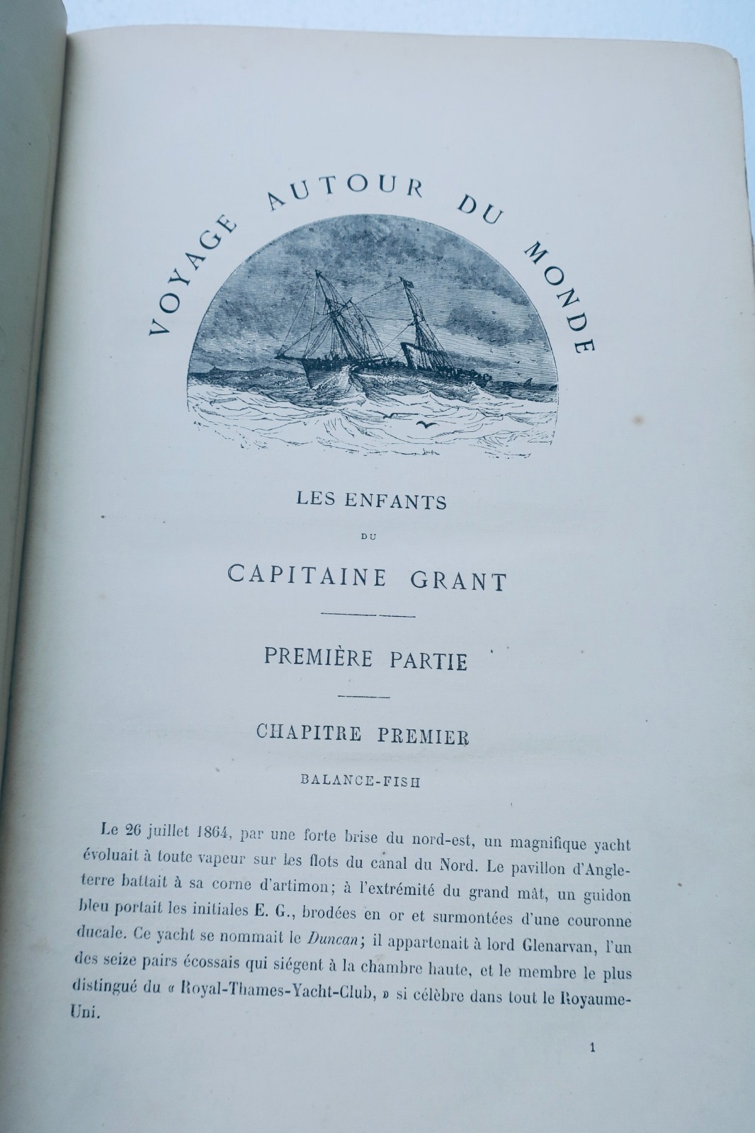 Hetzel, Jules Verne, *Les Enfants du capitaine Grant*, 1867–68, in-12, publisher's original binding