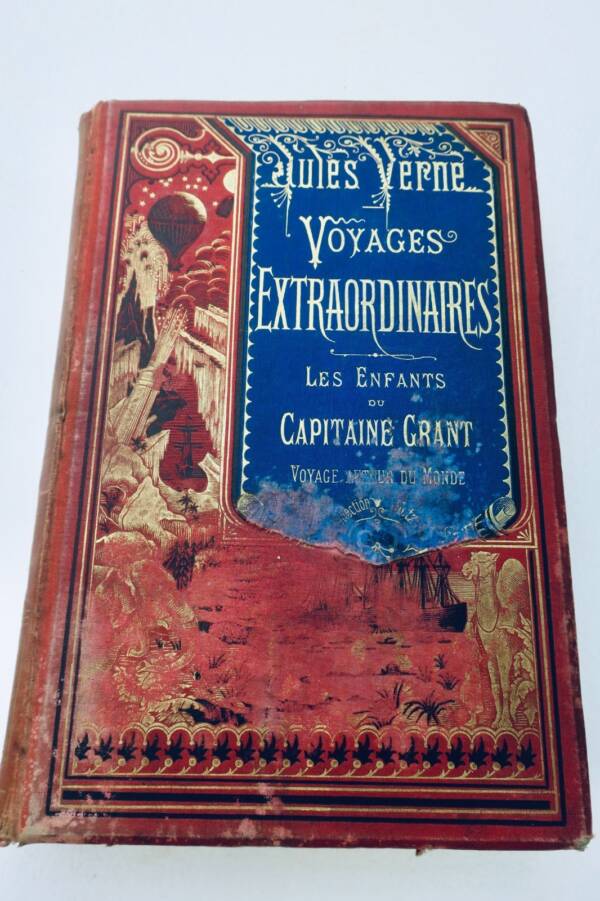 Hetzel, Jules Verne, *Les Enfants du capitaine Grant*, 1867–68, in-12, publisher's original binding