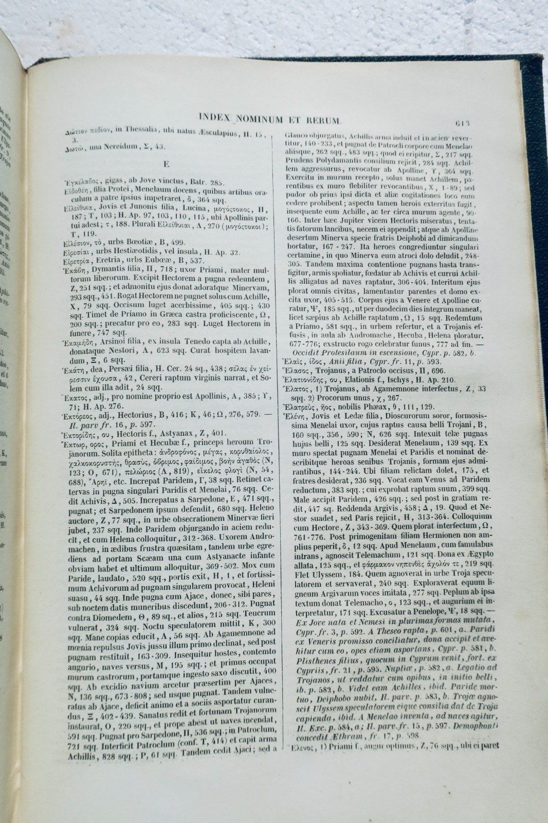 Homeri Carmina et cycli epici reliquiae 1856 griechisch und lateinisch