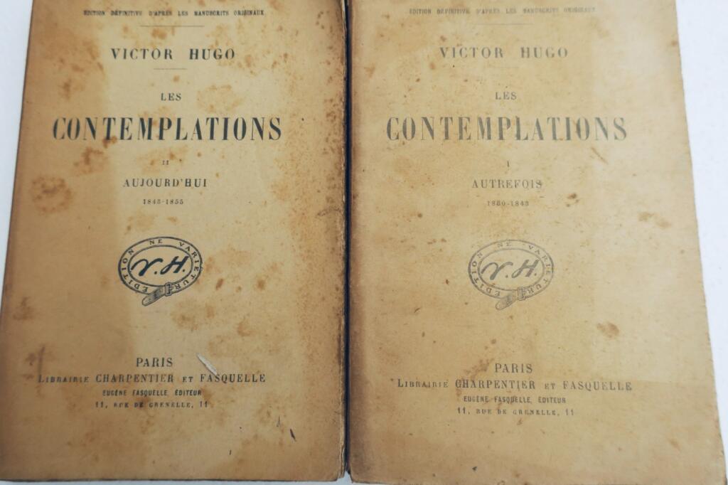 Victor Hugo Les Contemplations HETZEL