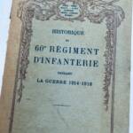 Infanteriegeschichte des 60. Infanterieregiments im Ersten Weltkrieg 1914–1918