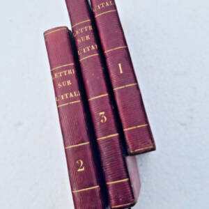 italie DUPATY : Lettres sur l'Italie, en 1785
