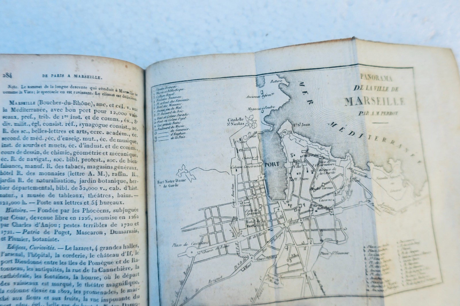 itinéraire SIMENCOURT de Nouvel itinéraire portatif de France 1828 - La Librairie Antique