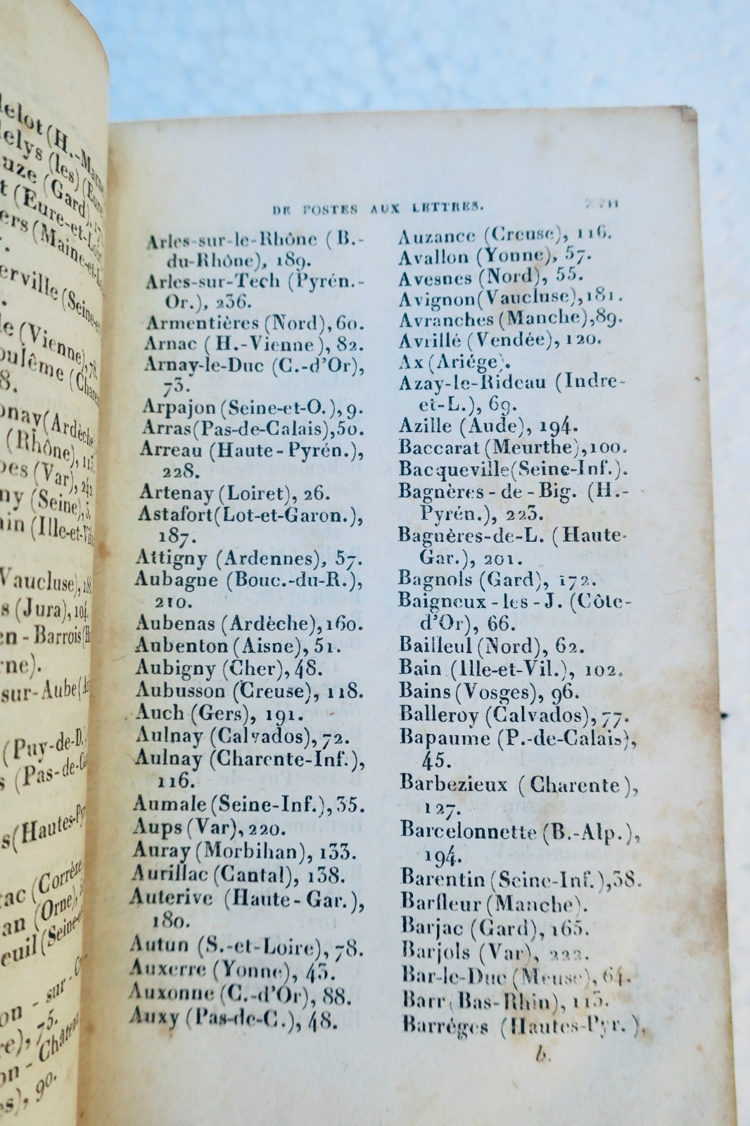 itinéraire SIMENCOURT de Nouvel itinéraire portatif de France 1828 – Image 5