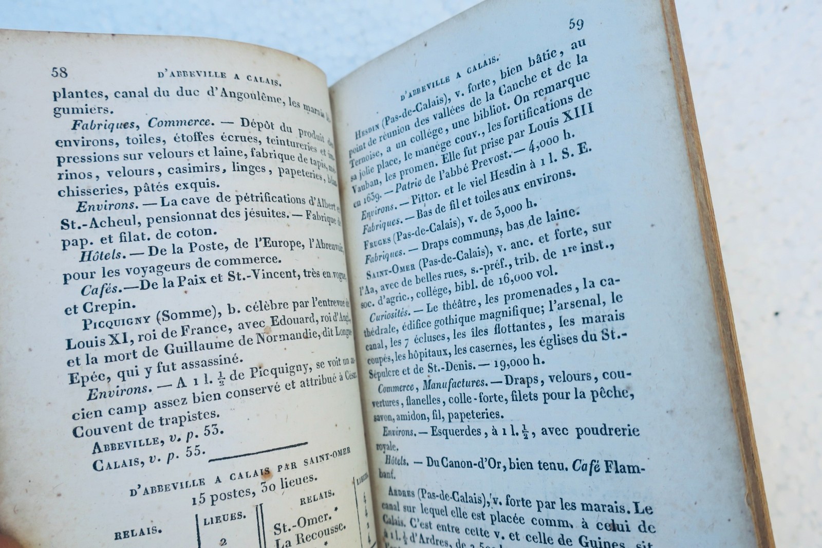 itinéraire SIMENCOURT de Nouvel itinéraire portatif de France 1828 – Image 7