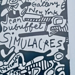 Jean Dubuffet Simulacres The Pace Gallery, 1969