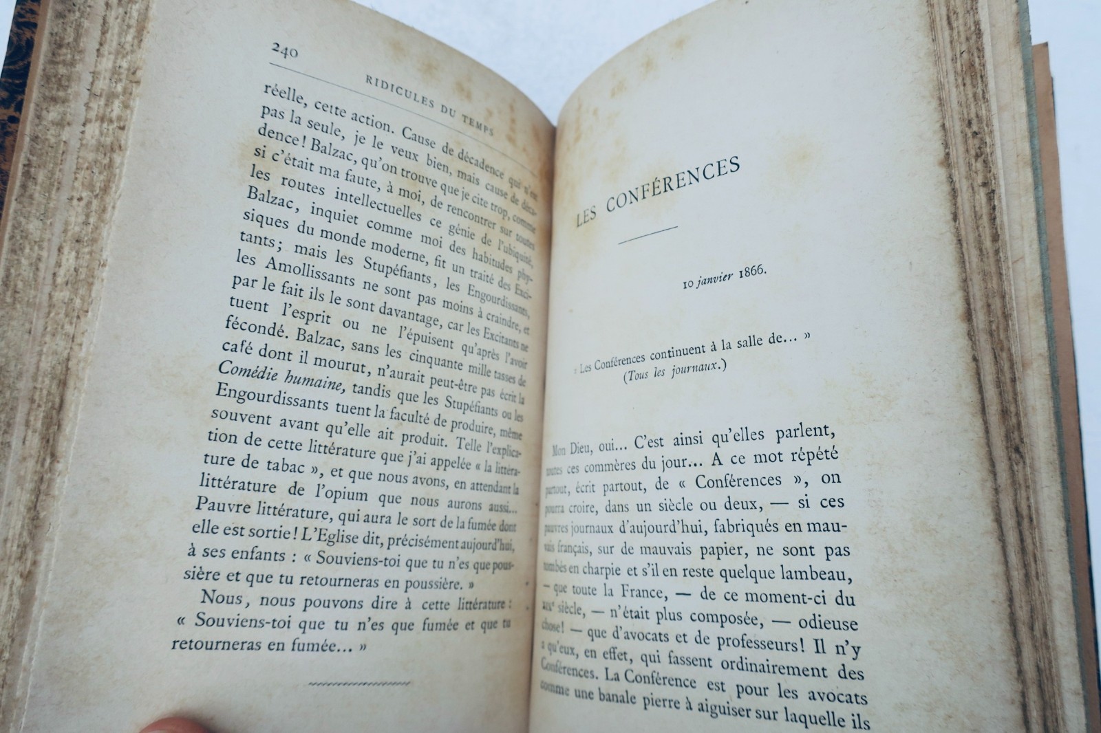 Jules BARBEY D’AUREVILLY. Les Ridicules du temps 1882 - La Librairie Antique