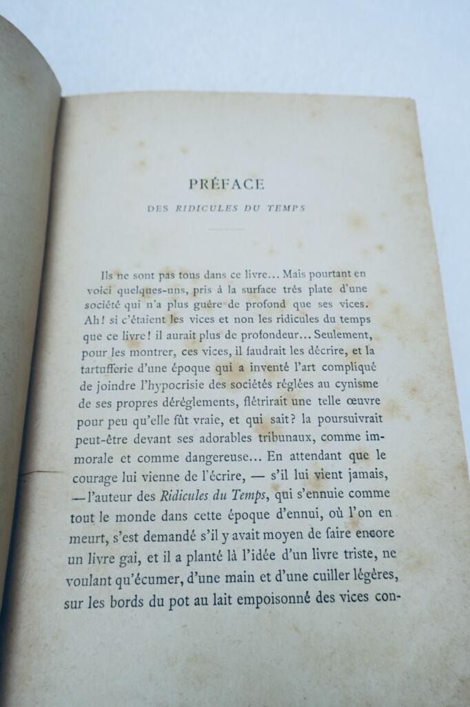 ジュール・バルベー・ドールヴィイ『当世の滑稽な人々』1882年